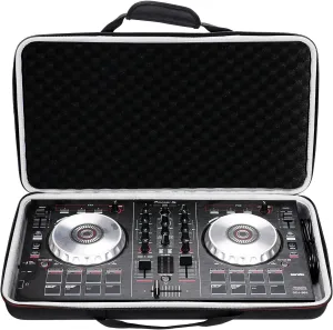 LTGEM Case for Pioneer DJ DDJ-400 / DDJ-SB3 (DDJ-SB3-N) / DDJ-SB2 or Portable 2-channel Controller or DDJ-RB Performance DJ Controller-Black (20.8×11.2×2.5 inch)