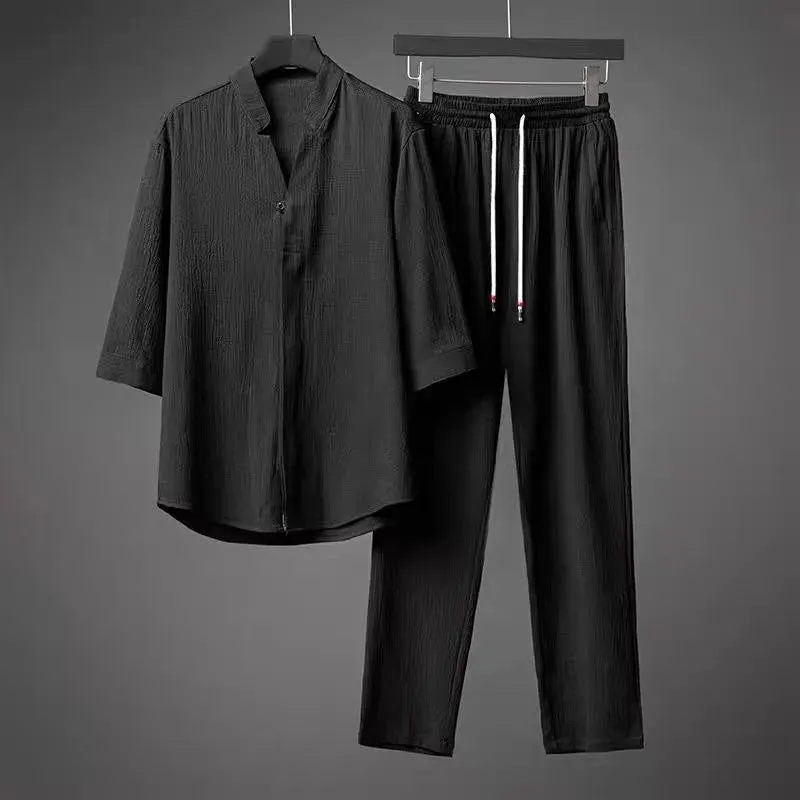 Luca Linen Two-Piece Set