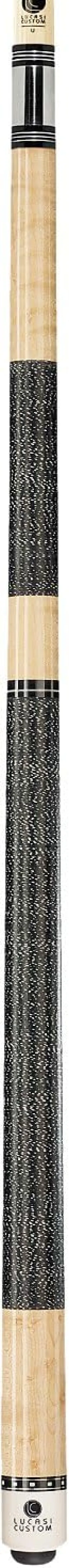 Lucasi Custom Natural Birds-Eye Maple Jump Break Pool Cue, 20.5-Ounce