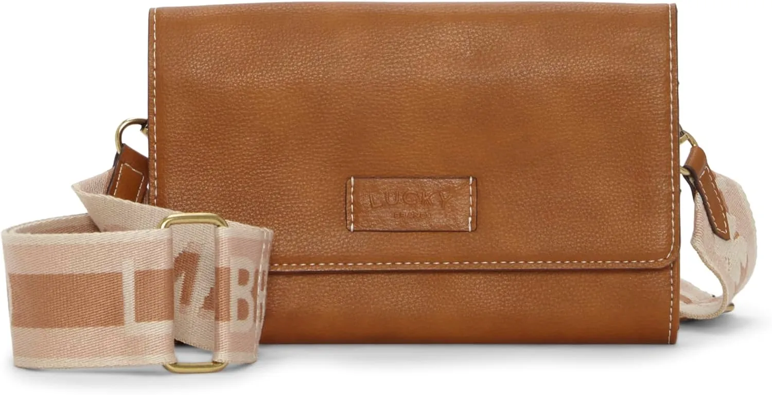 Lucky Jexx Crossbody Wallet, Honey