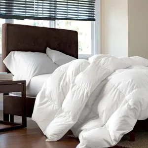 LUXURIOUS 6-Piece TWIN XL (Extra Long) Size GOOSE DOWN Bed-in-a-Bag, RED Damask Stripe, 1200 Thread Count 100% EGYPTIAN Cotton BED IN A BAG Set - Includes 1200TC 3pc SHEET Set, 2pc DUVET Set & 1 GOOSE DOWN Comforter