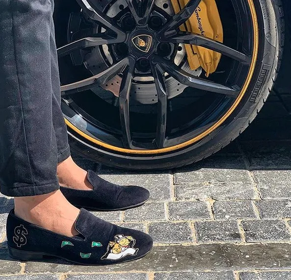 Luxury Hand Painted Slipons (Made To Order)