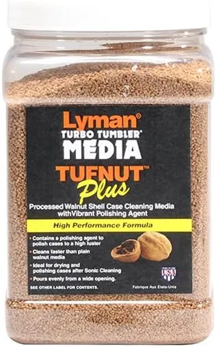 Lyman Small Tufnut Plus Reloading Tumbler Media (3 Pounds)