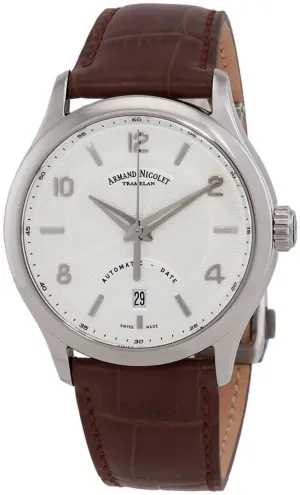M02-4 Automatic Watch Brown Leather Strap A840AAA-AG-P840MR2