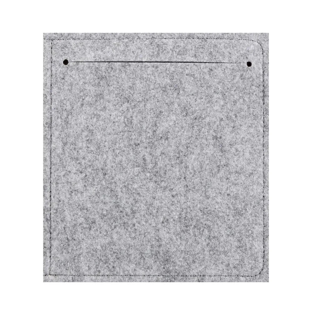 MacBook suede & felt protective laptop sleeve - Light grey (17 inch)