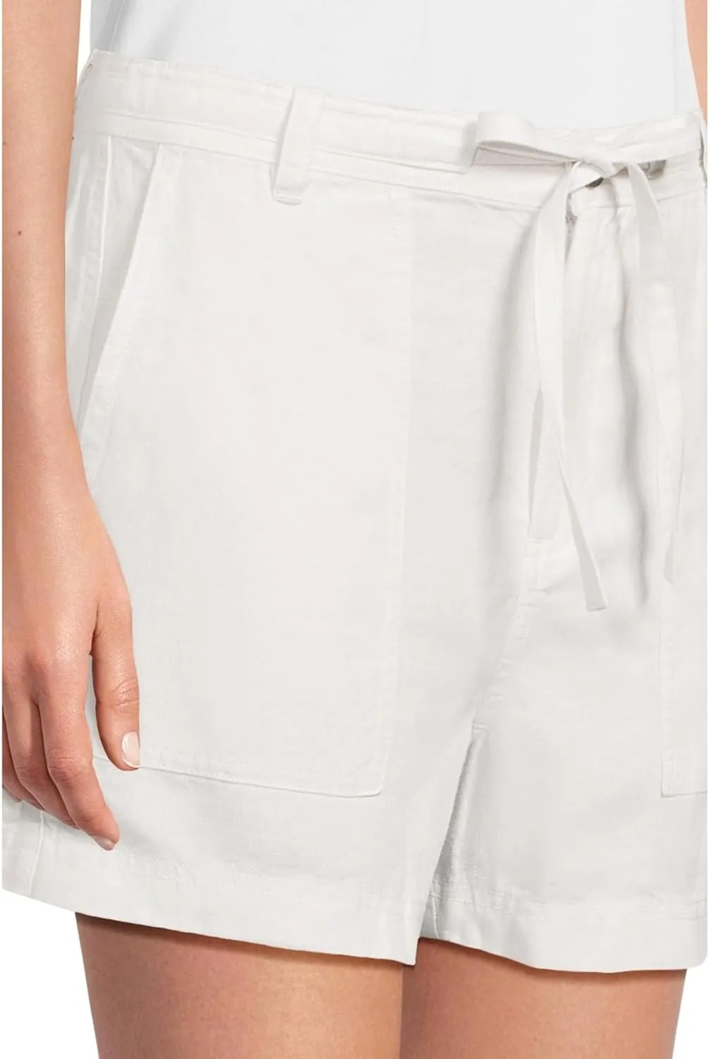 Madewell Women's Linen Pull-On Drawstring Shorts