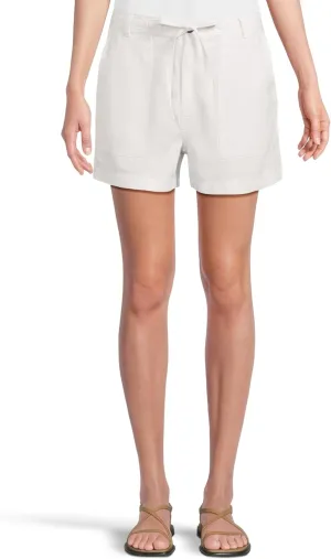 Madewell Women's Linen Pull-On Drawstring Shorts
