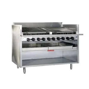 Magikitch'n Coal Charbroiler 72" wide - FM-SMB-672