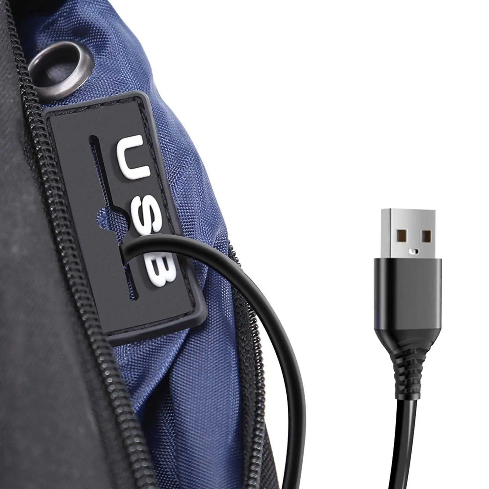 Marvo Laptop 15.6 inch Backpack with USB Charging Port, Waterproof Durable Fabric