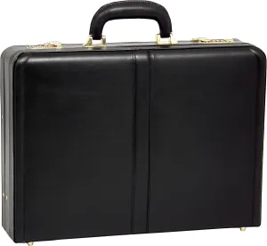 McKlein Harper, Leather 4.5" Expandable Laptop/Computer & Tablet Business Briefcase Attaché Bag, Men Women Laptop Briefcase, Laptop Compartment Bag, Tablet Pocket Bag, Business Bags, Travel Cases