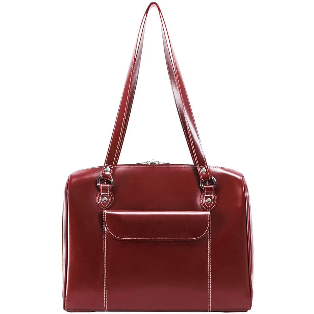 McKlein USA  Glenview 15" Leather Laptop Briefcase