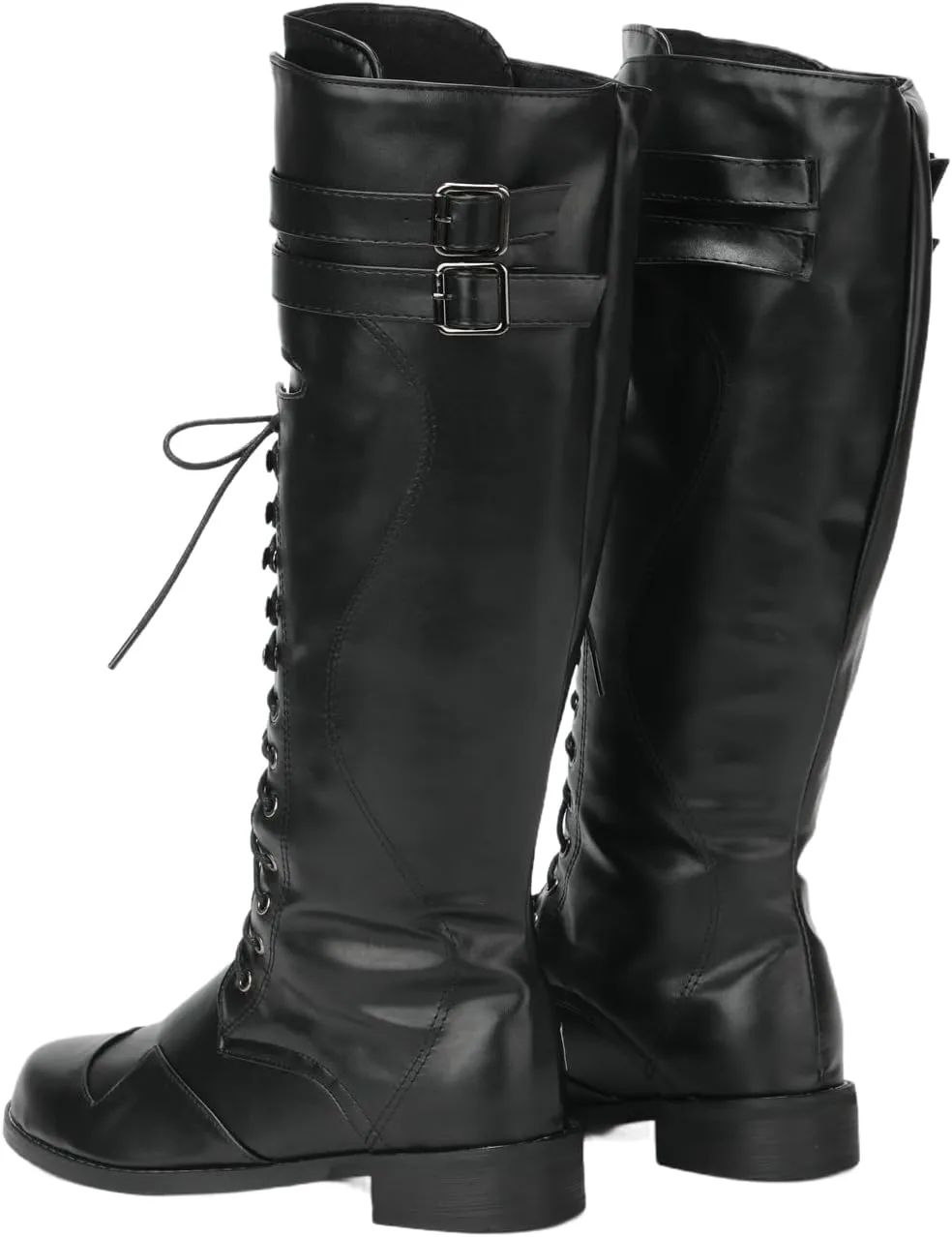 Medieval Pirate Boot Renaissance Faux Leather Steampunk Boots Pirate Cosplay Shoes Halloween