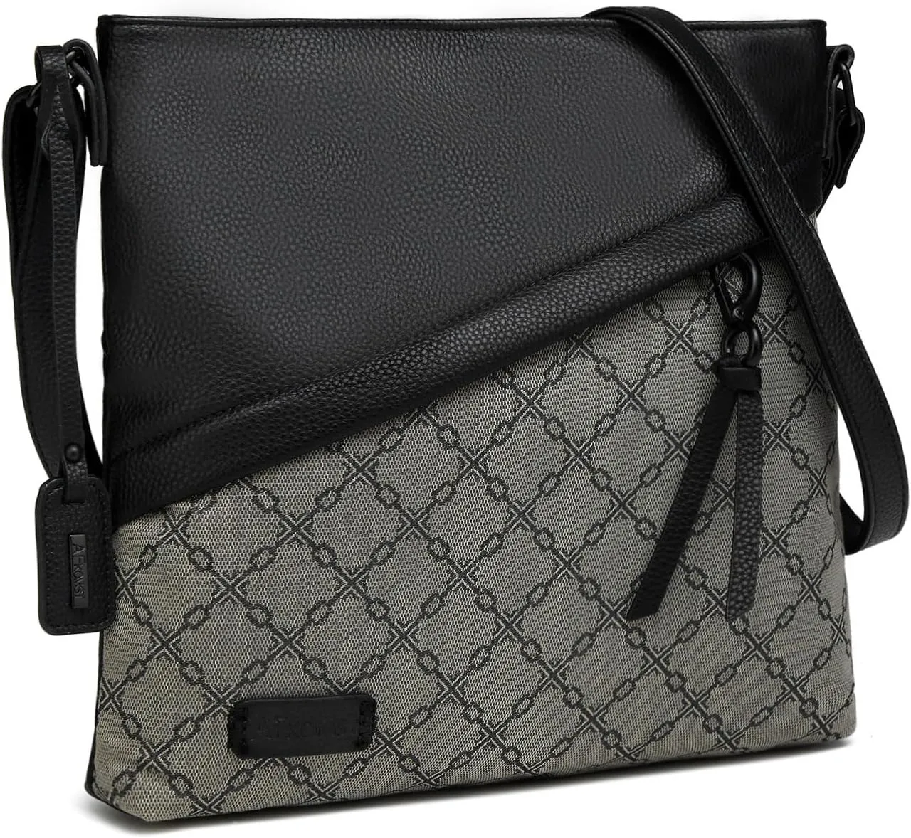Medium Crossbody Bags for Women Trendy, Leather Cross Body Bag Purses and Travel Shoulder bag with Multi Pockets