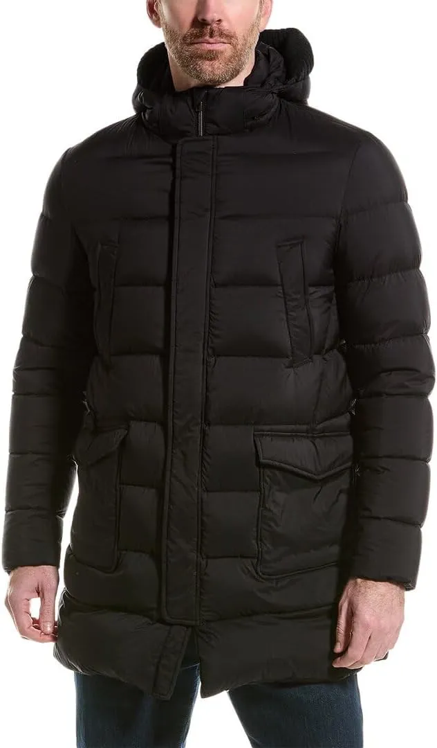 Medium Wool-Trim Down Jacket