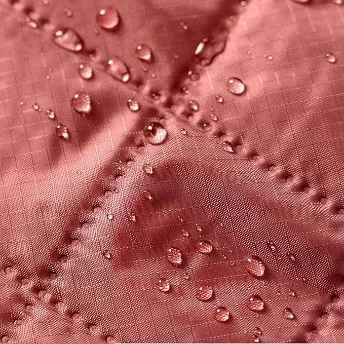 Mellowdy Easy-Carry Outdoor Blanket - Waterproof, Windproof, Warm, Utility Blanket for Camping, Picnic, Stadium, Beach, Gameday, Travel, Foldable with Carrying Bag (Life Red,55x80 inch)