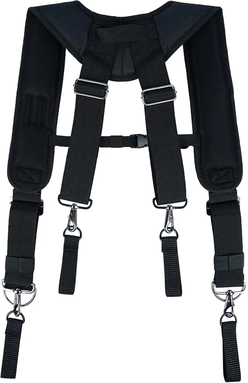 MELOTOUGH Tool Belt Suspenders Construction Bag Suspenders Heavy Duty Padded Work belt Suspenders for Carpenter/Electrician/Roofing/Farmer work Suspension Rig