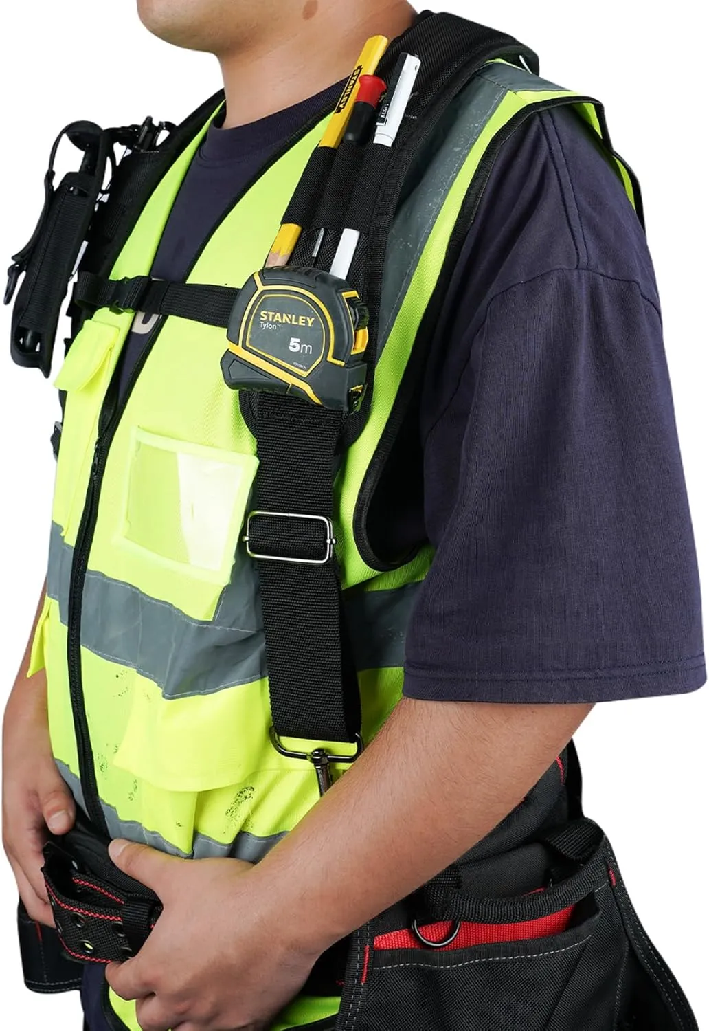 MELOTOUGH Tool Belt Suspenders Work Belt Suspenders for Men Big and Tall Construction Bag Suspenders Padded Work belt for Carpenter/Electrician/Roofing/Farmer work(Y Back)