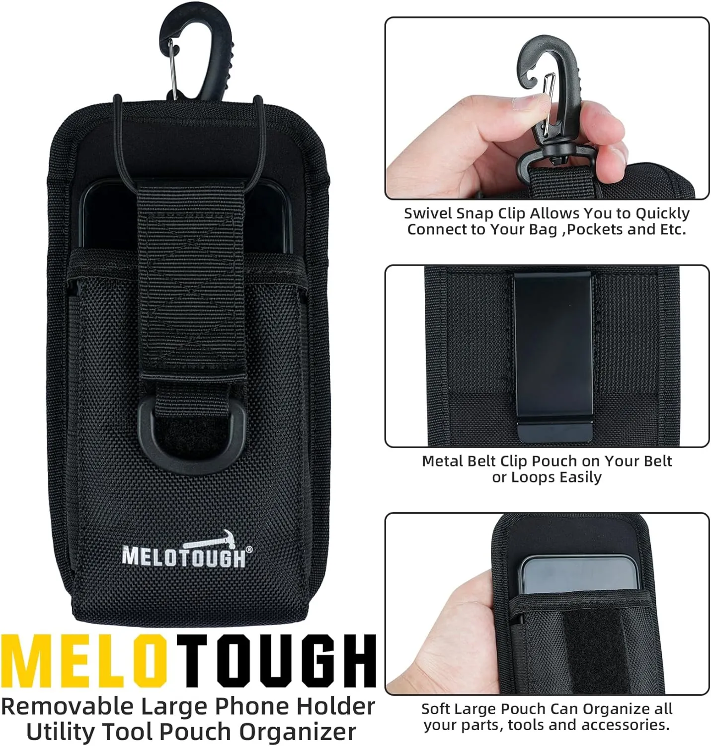 MELOTOUGH Tool Belt Suspenders Work Belt Suspenders for Men Big and Tall Construction Bag Suspenders Padded Work belt for Carpenter/Electrician/Roofing/Farmer work(Y Back)