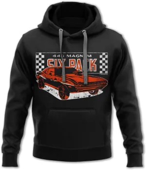 Men's 1971 Challenger Six Pack American Muscle Car Hoodie