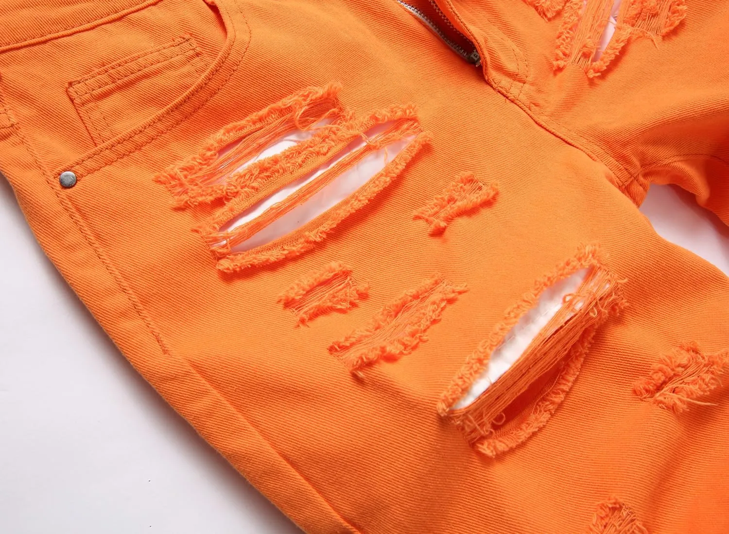 Men's Casual Denim Shorts (No Belt)