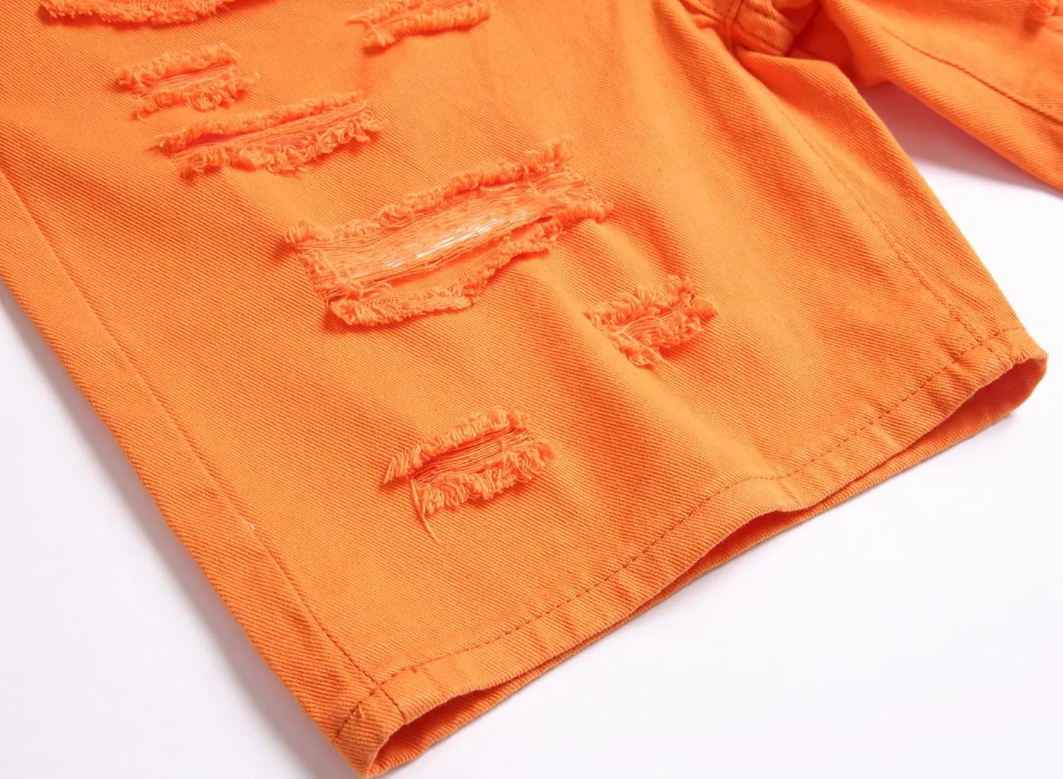 Men's Casual Denim Shorts (No Belt)
