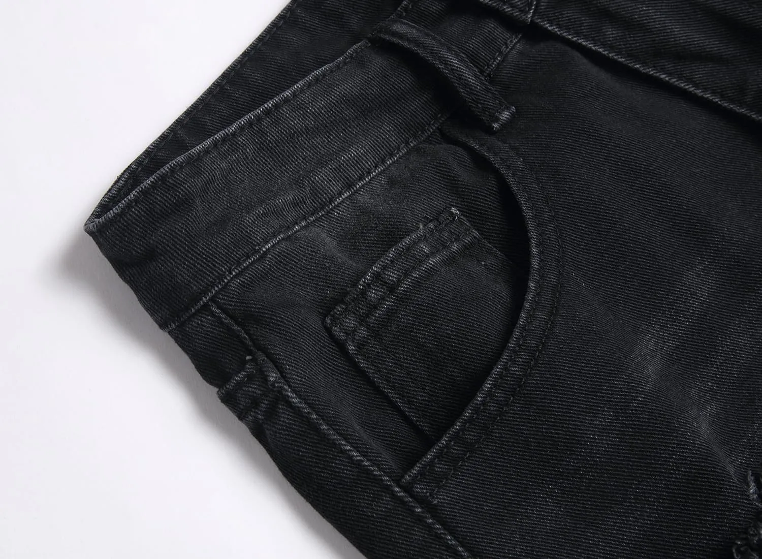 Men's Casual Denim Shorts (No Belt)