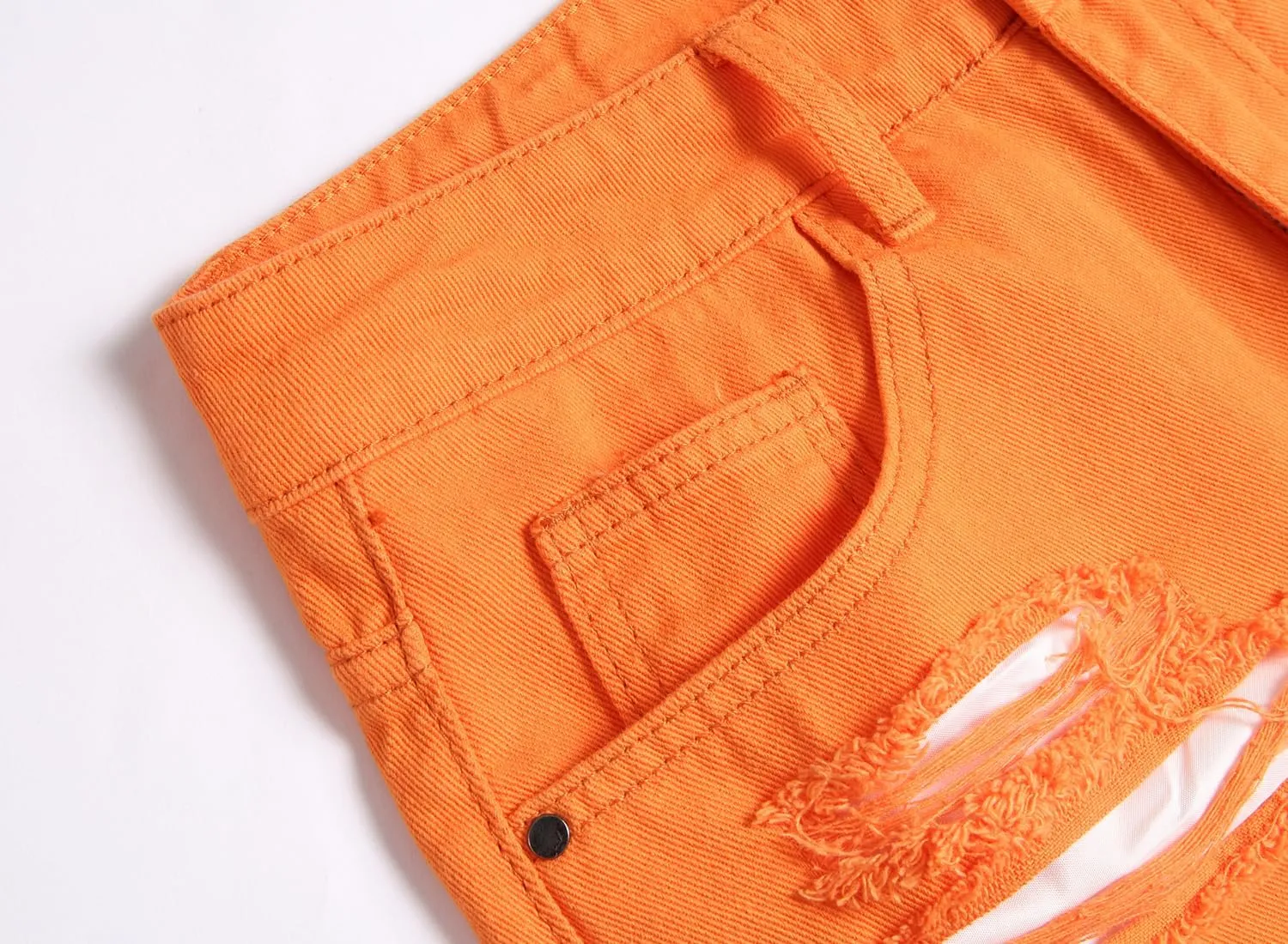 Men's Casual Denim Shorts (No Belt)