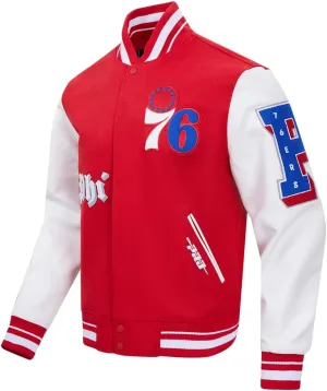 Mens NBA Old English Varsity Jacket