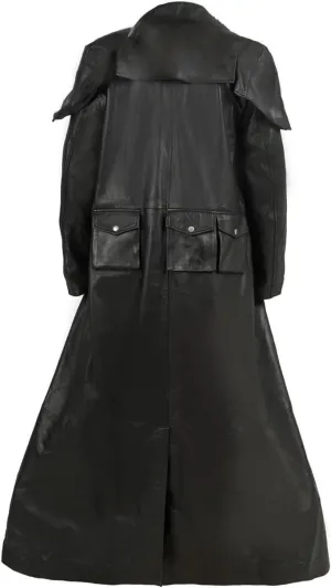 Mens NCR A7 Ranger Cowboy Duster Costume Adult Leather Veteran Ranger Classic Armor Vault Coat Jacket