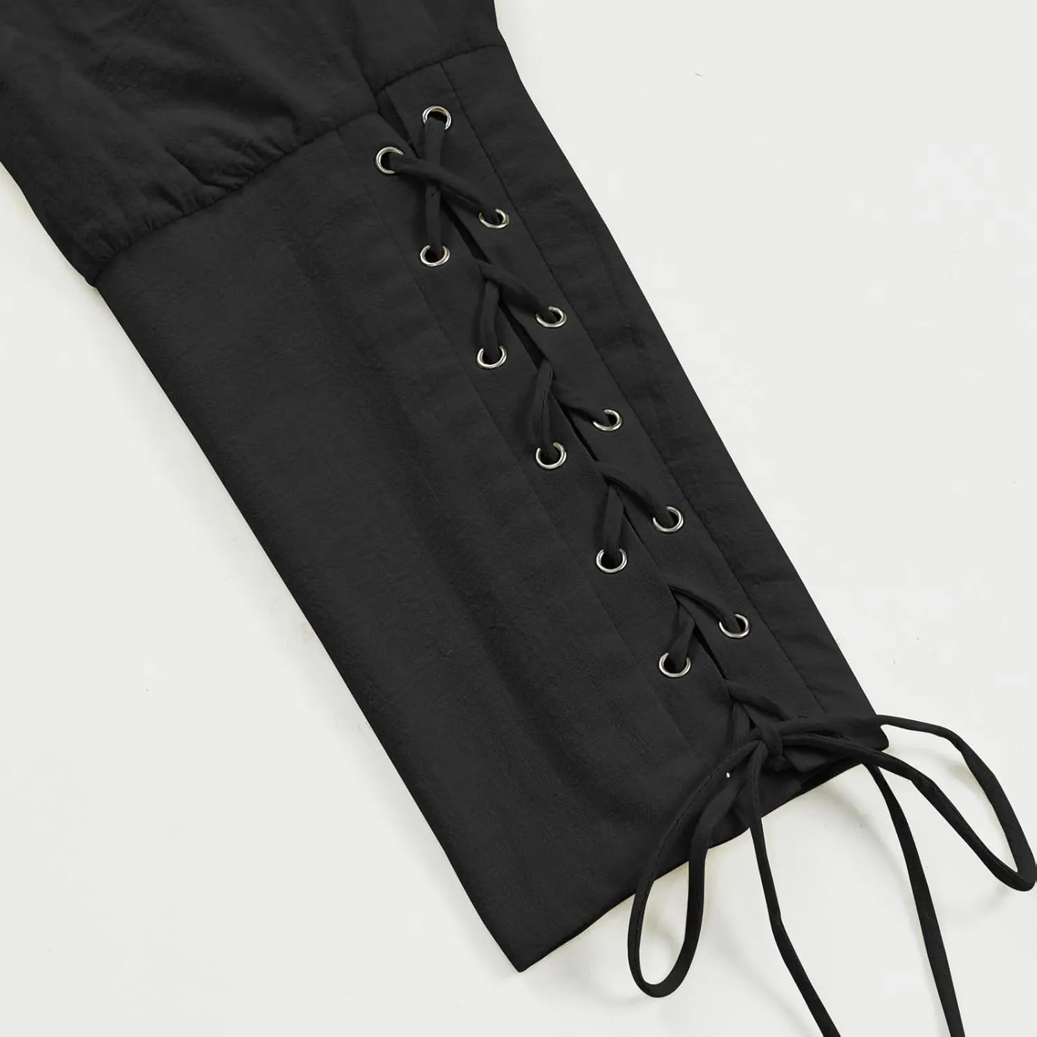 Men's Pirate Pants Renaissance Medieval Viking Pants Linen Ankle Banded Trousers Halloween Costume