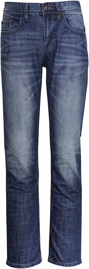 Men's Skyler Slim Straight Blasted & Creased Jeans