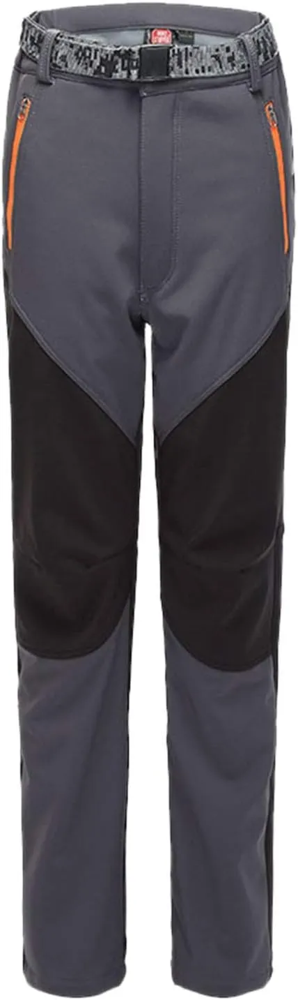 Mens Snow Ski Waterproof Softshell Snowboard Pant Outdoor Windproof Fleece Lined Warm Hiking Ski Snow Pant Camping Pant