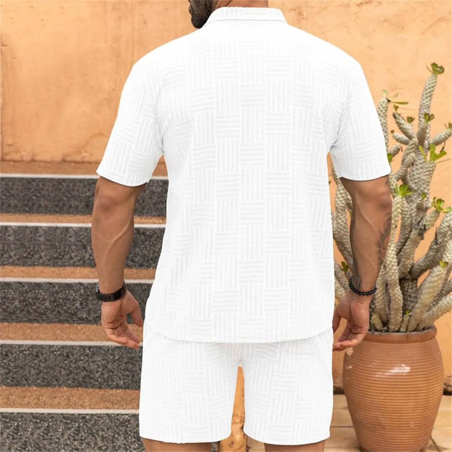 Mens Sport Set 2024 Summer Outfit Exercise Clothes For Men Full Zip Sweatsuit Set 80s Outfit For Men Athletic Sets