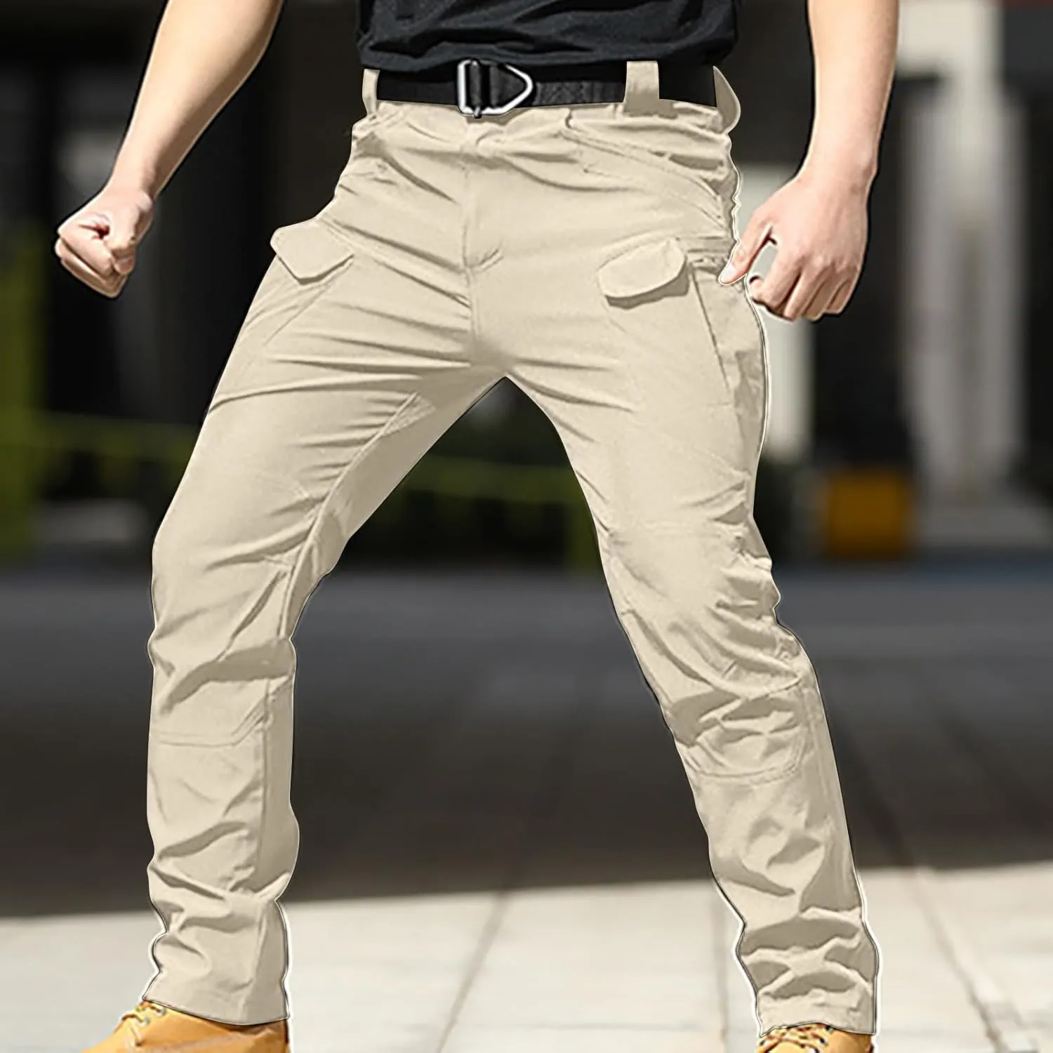Men’s Tactical Work Pants Outdoor Hiking Pants Trendy Climbing Pants Autumn Trail Pants Classic Camping Pants