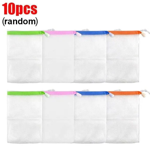 Mesh Soap Organizer Bags - 10 Pack Storage Solutions for Home  Travel
