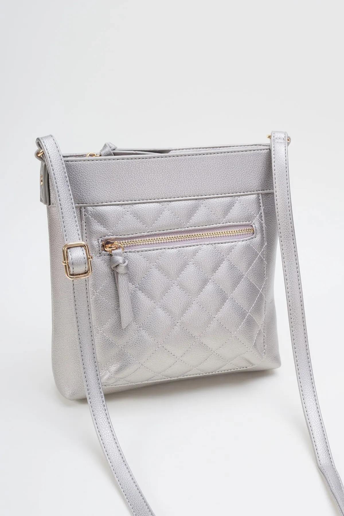 Metallic Quilted Classic Crossbody Bag