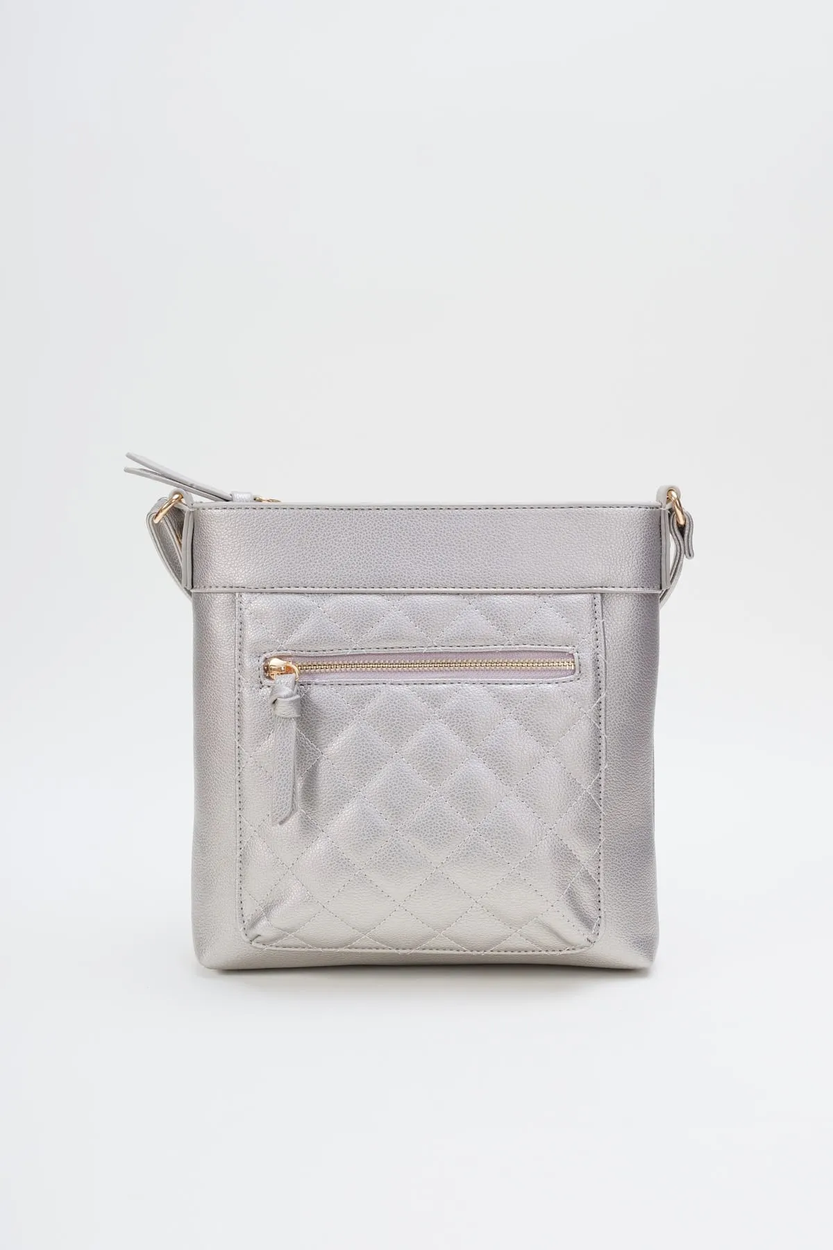 Metallic Quilted Classic Crossbody Bag