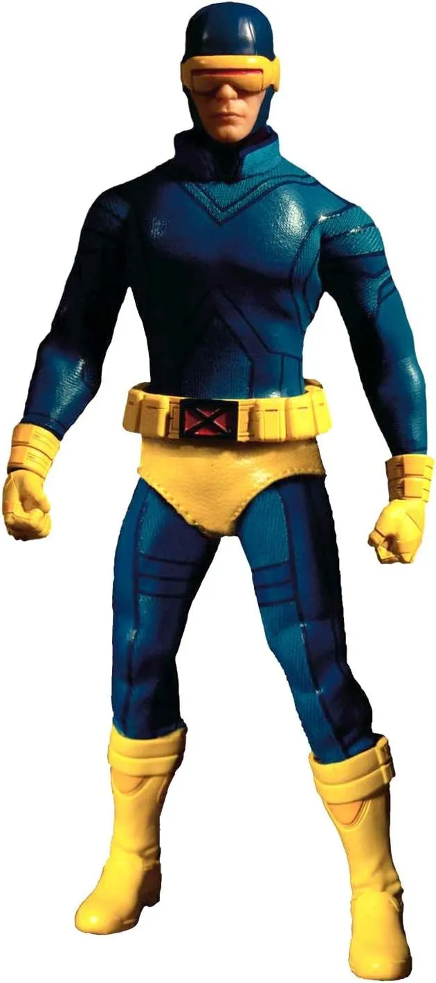 Mezco One: 12 Collective: Marvel Classic Cyclops Action Figure, Multicolor (76290)