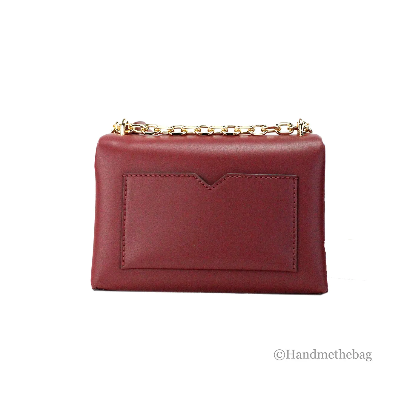 Michael Kors Cece Small Cherry Vegan Convertible Flap Crossbody