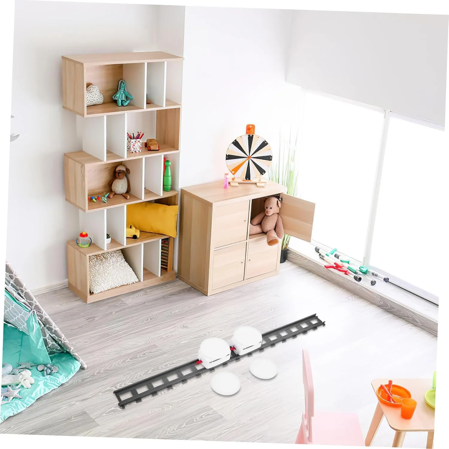Milisten 3sets Electric Rotary Set Track Creative Rotating Sushi Simulation Toy for Family Parties and Imaginative Play Construction