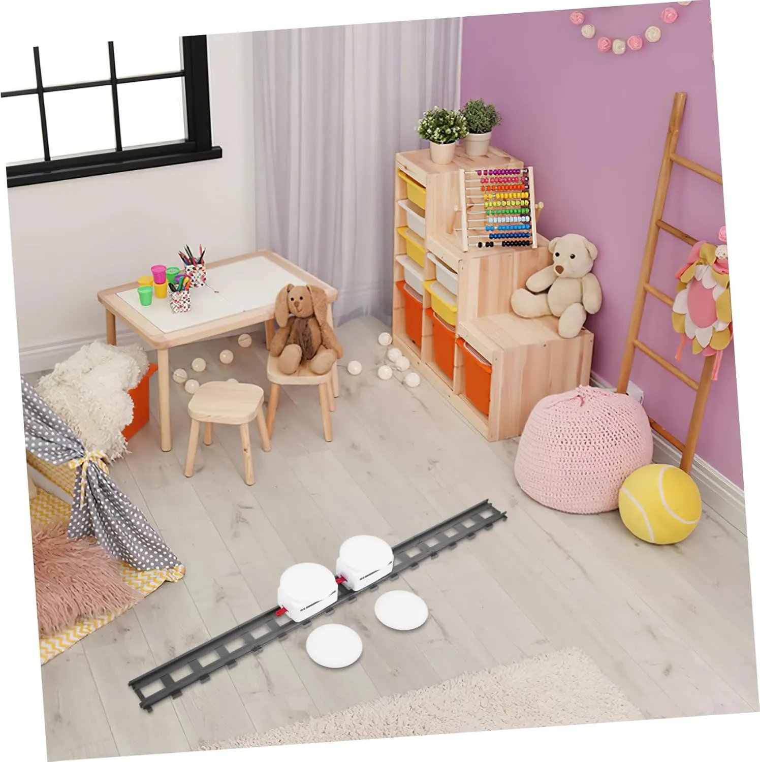 Milisten 3sets Electric Rotary Set Track Creative Rotating Sushi Simulation Toy for Family Parties and Imaginative Play Construction