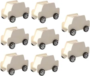 Milisten Mini Wooden Car Piggy Bank Money Storage Box Boys and Girls First Savings Pot Coin Case Educational Toy