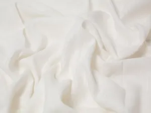 Minerva Crafts Slub Textured Linen Fabric White - per Yard