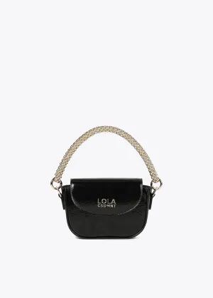Mini metallic crossbody bag