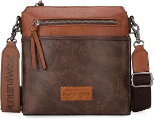 Montana West Crossbody Bag for Women Multi Pocket Cross Body Bag Purses with Guitar Strap