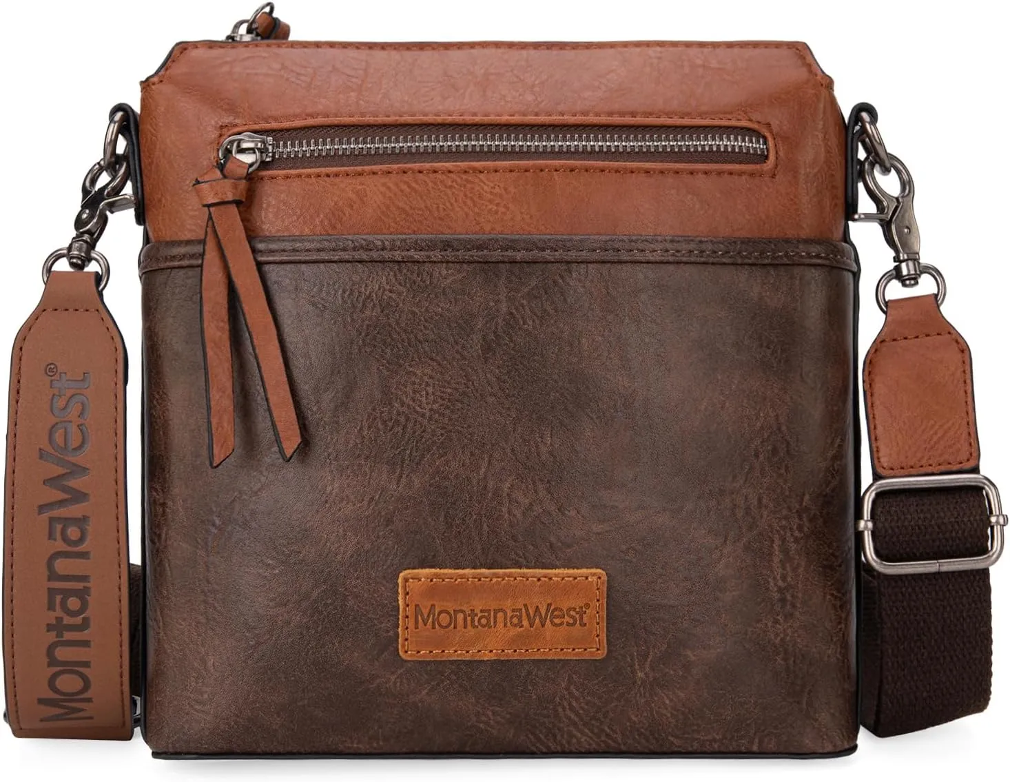 Montana West Crossbody Bag for Women Multi Pocket Cross Body Bag Purses with Guitar Strap