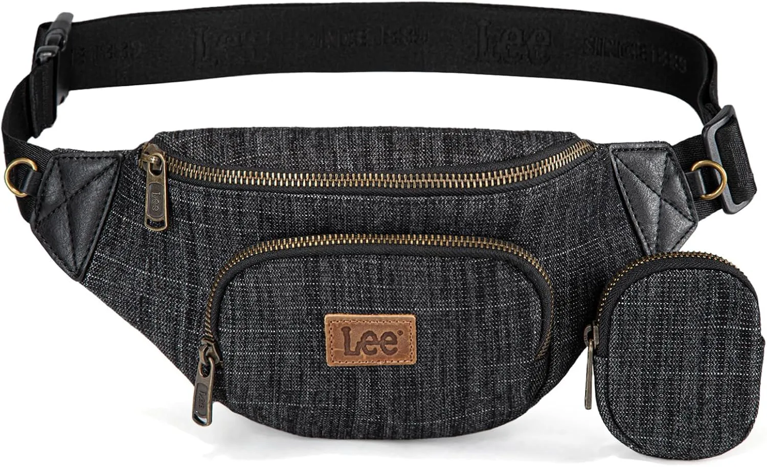 Montana West x Lee Fanny Pack for Women Denim Waist Pack Travel Belt Bags Crossbody Sling Bag
