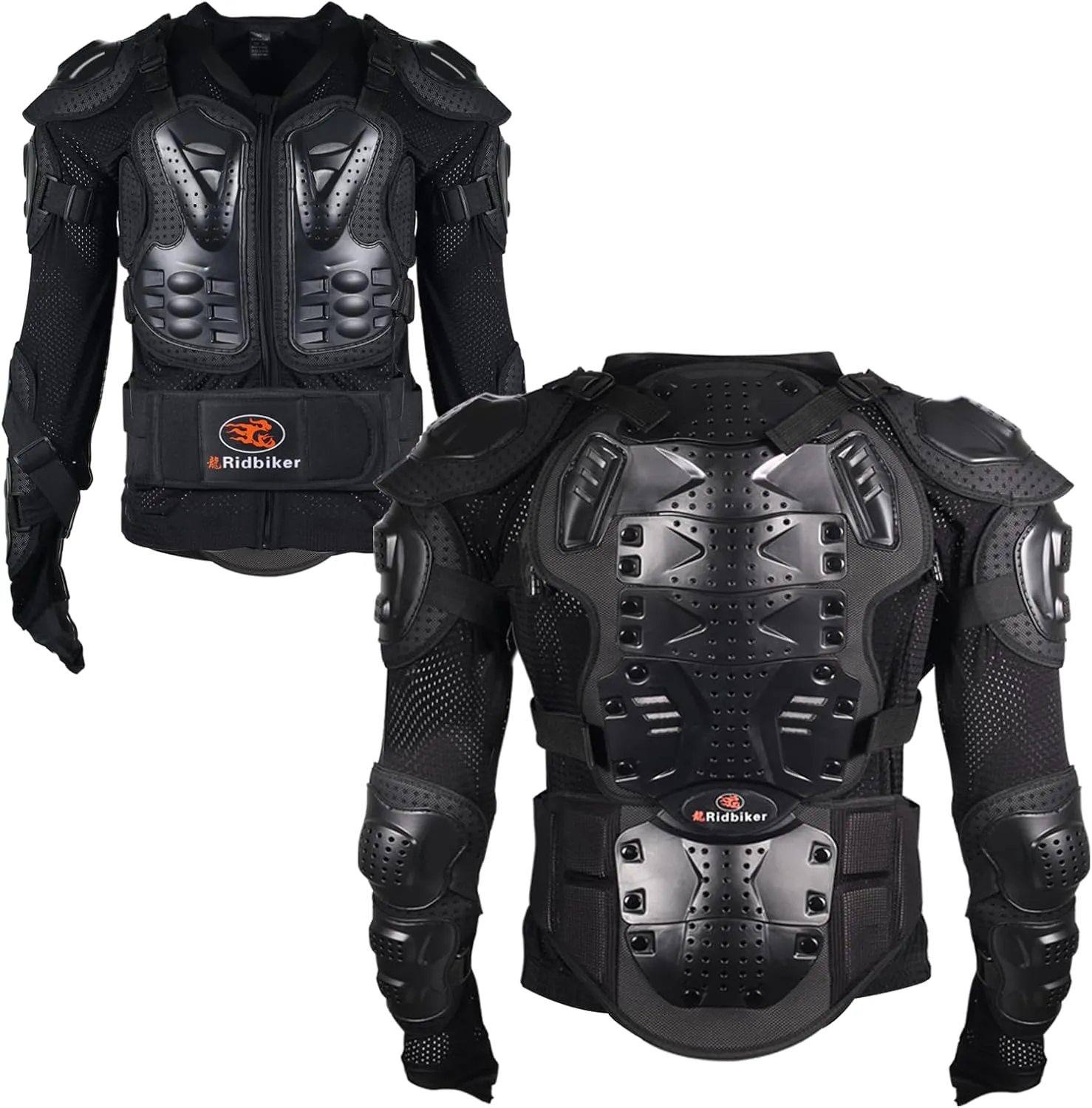 Motorcycle Jacket Full Body Armor, Chest Protection Dirt Bike Gear for Men Motorcycle Gear Motorcycle Armor Motocross MTB Racing Off-Road