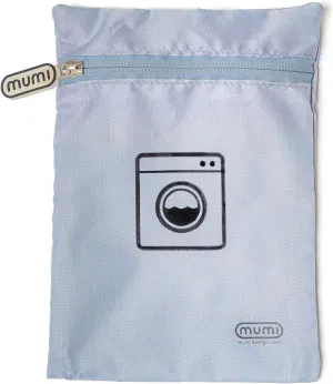 MUMI Travel Laundry Bag – Mesh Laundry Bags for Delicates with Hanger & Pouch | Delicates Bag for Washing Machine | Large Laundry Net Bag for Travel, Gym, Baby Clothes, and More (Grey)