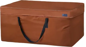 NettyPro Outdoor Patio Cushion Storage Bags Water-Resistant Extra Large 9 Ft Christmas Tree Cushion Bags for Storage, 65 x 20 x 28 Inch, Brown